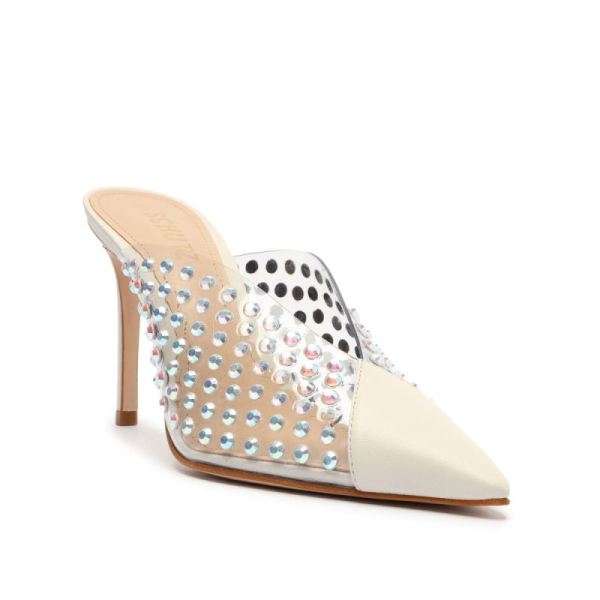 Schutz | Women's Greece Vinyl&Crystals Pump-Pearl