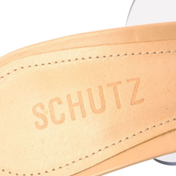 Schutz | Women's Laureen Vinyl&Crystal Sandal-Light Wood