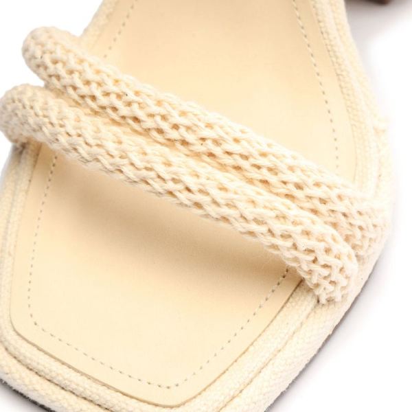 Schutz | Women's Leenah Leather Sandal-Eggshell