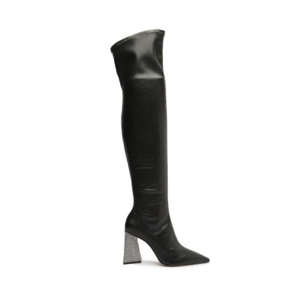 Schutz | Women's Cyrus Up Nappa Leather Boot-Black