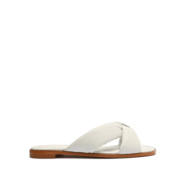 Schutz | Women's Fairy Atanado Leather Sandal-White