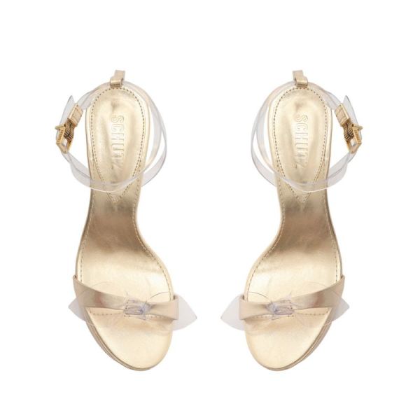Schutz | Women's Elyda Platform Sandal-Gold