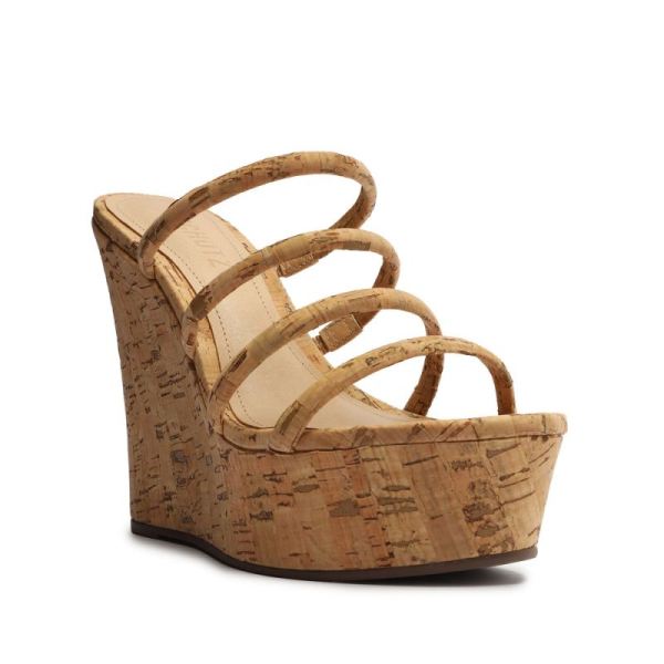 Schutz | Women's Cari Cork Sandal-Cork