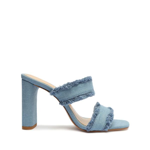 Schutz | Women's Amely Fabric Sandal-Summer Jeans