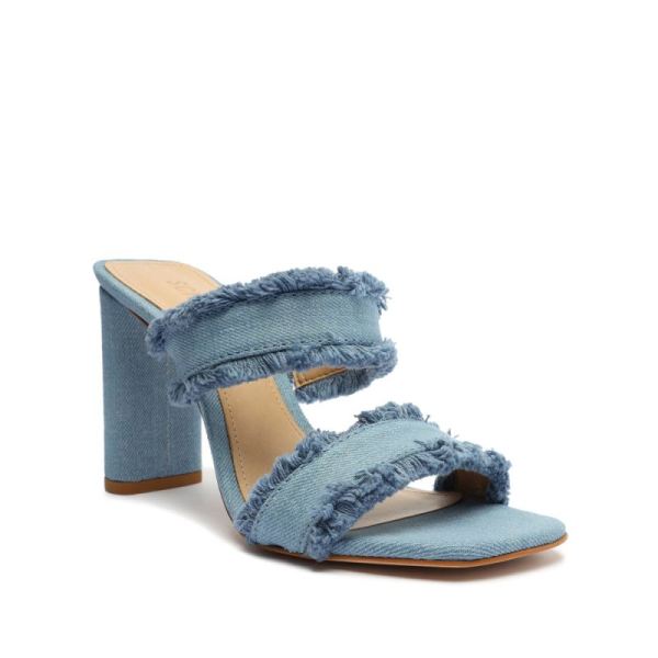 Schutz | Women's Amely Fabric Sandal-Summer Jeans