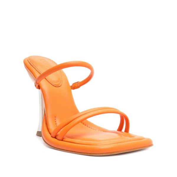 Schutz | Women's Agatha Sandal-Bright Tangerine