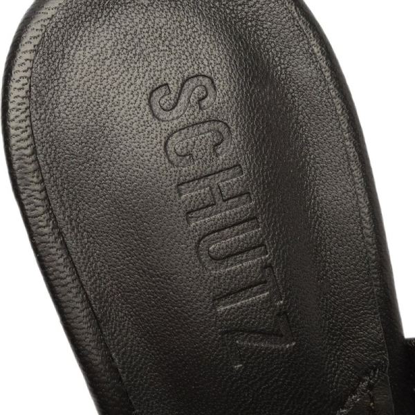 Schutz | Women's Rainah Nappa Leather Sandal-Black