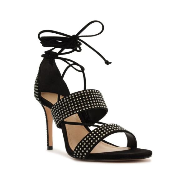 Schutz | Women's Sybil Lace Up Sandal-Black