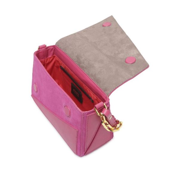 Schutz | Women's Match Suede&Nappa Leather Handbag-Paradise Pink