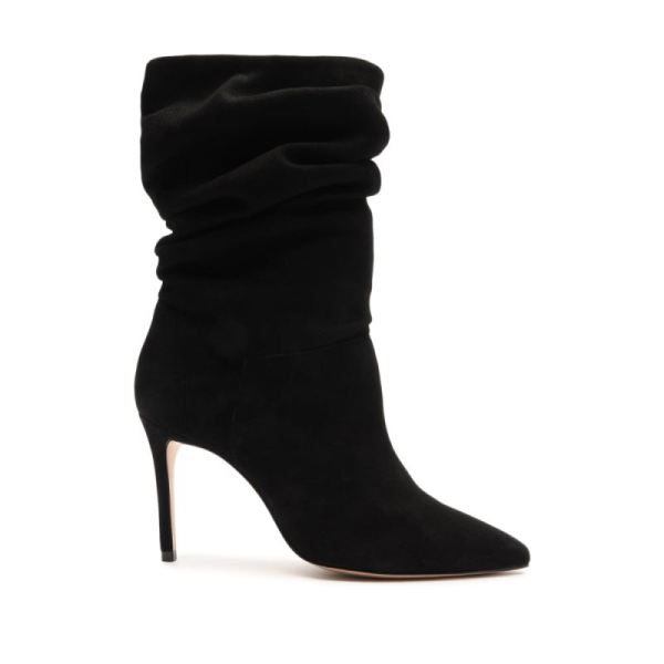 Schutz | Women's Ashlee Suede Bootie-Black