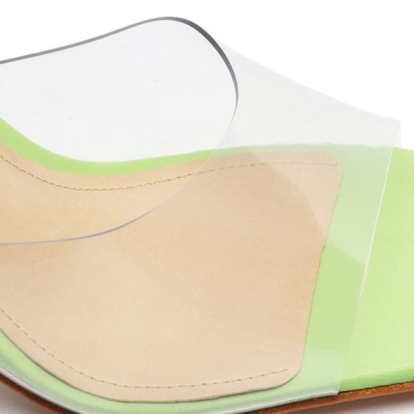 Schutz | Women's Lizah Vinyl Sandal-Lime Green