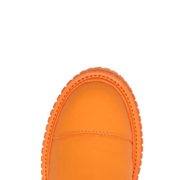 Schutz | Women's Jacy Leather Boot-Bright Tangerine