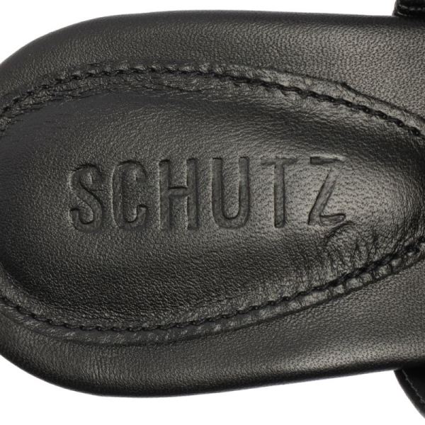 Schutz | Women's Aruana Leather Sandal-Black
