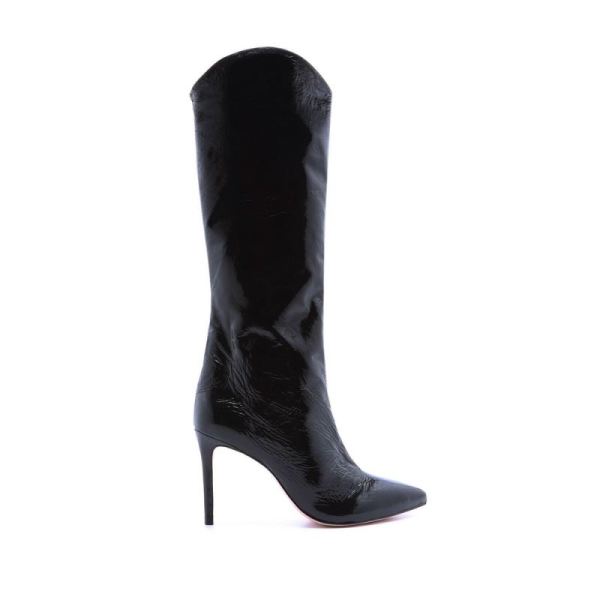 Schutz | Women's Maryana Boot in high-shine patent leather -Black