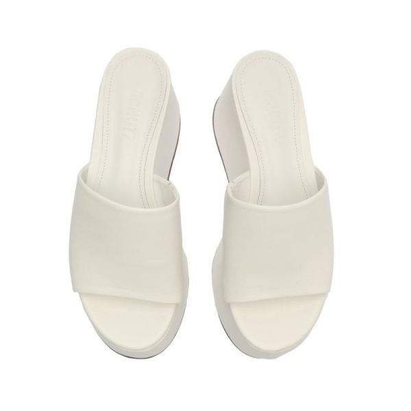 Schutz | Women's Marih Nappa Leather Sandal-White