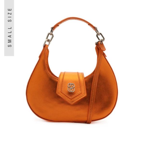 Schutz | Women's Spicy Leather Crossbody-Orange