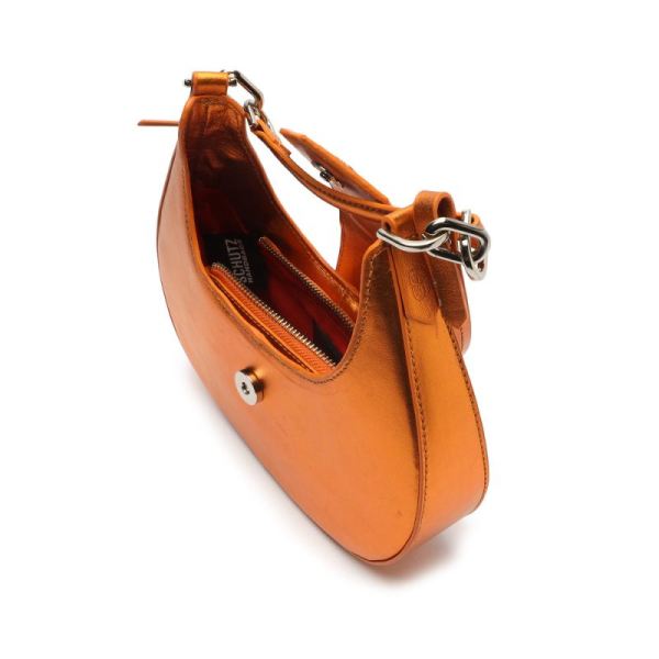 Schutz | Women's Spicy Leather Crossbody-Orange