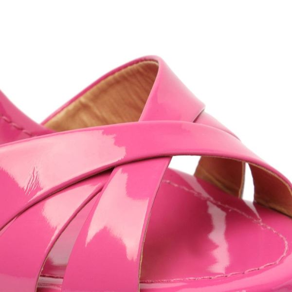 Schutz | Women's Keefa High Patent Sandal-Pink