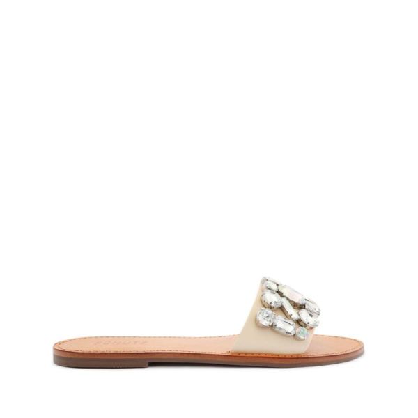 Schutz | Women's Jolie Nappa Leather Sandal-Eggshell