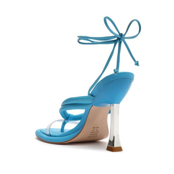 Schutz | Women's Meghan Vinyl Sandal-True Blue