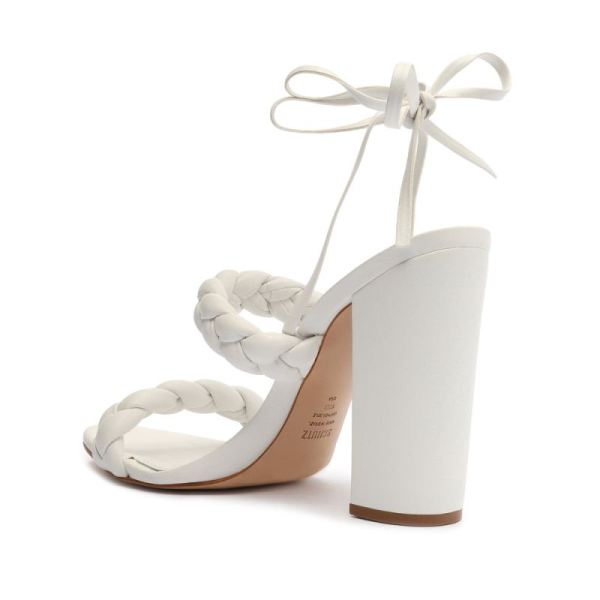 Schutz | Women's Zarda High Block Sandal-White