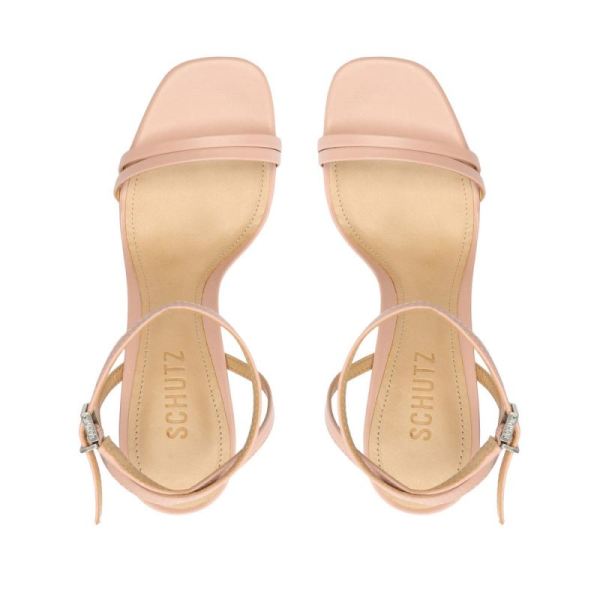 Schutz | Women's Altina Leather Sandal-Sweet Rose