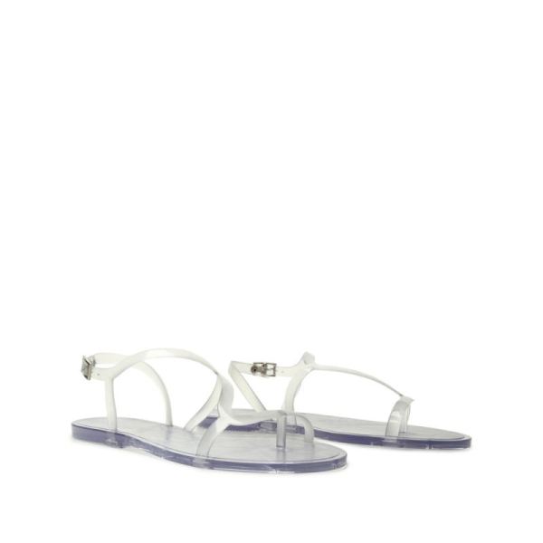 Schutz | Women's Tanner Jelly Sandal | Slim Straps  -Clear