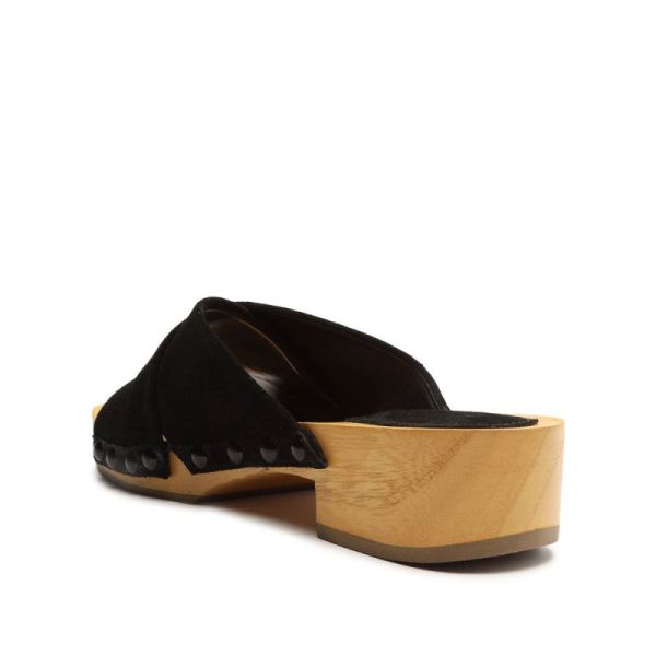 Schutz | Women's Jett Suede Sandal-Black