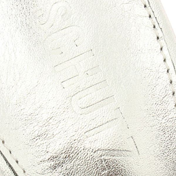 Schutz | Women's Elyda Vinyl&Metallic Leather Sandal-Silver