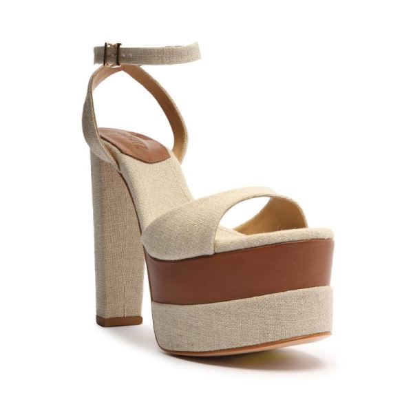 Schutz | Women's Kaila Platform Sandal-Oyster