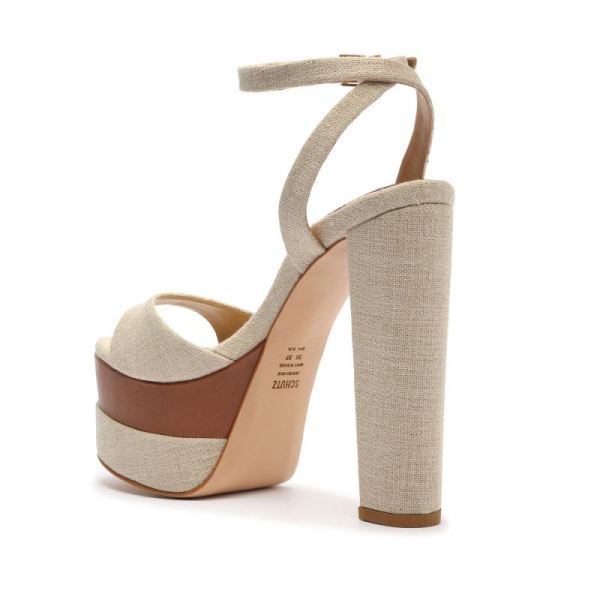 Schutz | Women's Kaila Platform Sandal-Oyster