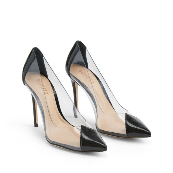 Schutz | Women's Cendi Pump | High-Heeled Classic Shoe  -Black