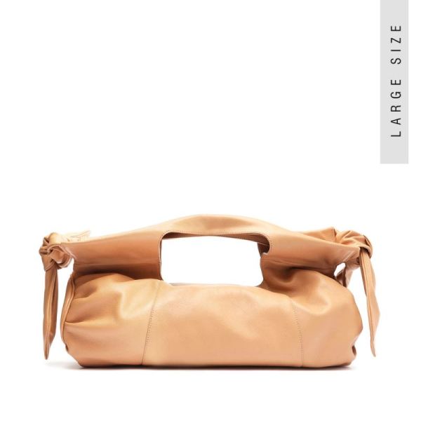 Schutz | Women's Shopping Demi Leather Bag-Honey Beige