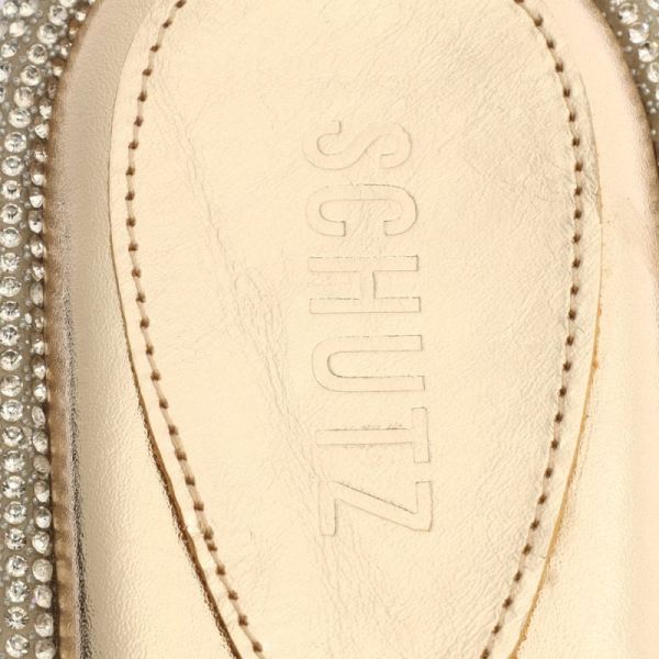 Schutz | Women's Alcina Nubuck Sandal-Crystal