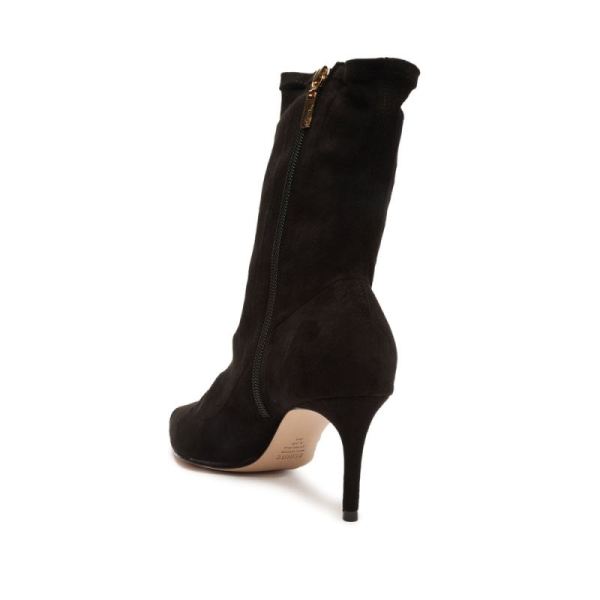 Schutz | Women's Luh Mid Stretch Bootie-Black