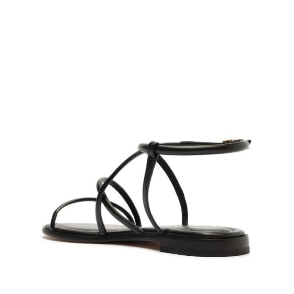 Schutz | Women's Lovi Nappa Leather Flat-Black