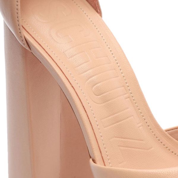 Schutz | Women's Lenne Nappa Leather Sandal-Sweet Rose