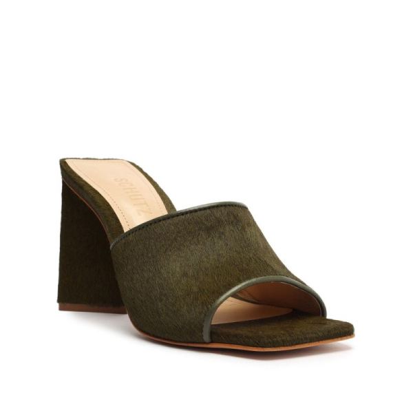 Schutz | Women's Lizah Welt Wild Sandal-Military Green