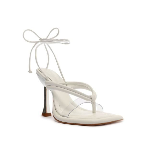 Schutz | Women's Meghan Vinyl Sandal-White