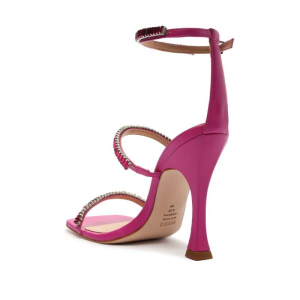 Schutz | Women's Nellina Leather Sandal-Very Pink