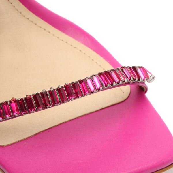 Schutz | Women's Nellina Leather Sandal-Very Pink