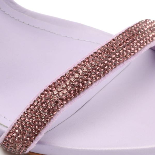 Schutz | Women's Cloe Crystal Sandal-Light Amethyst
