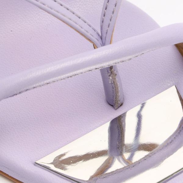 Schutz | Women's Vikki Nappa Leather Sandal-Smoky Grape