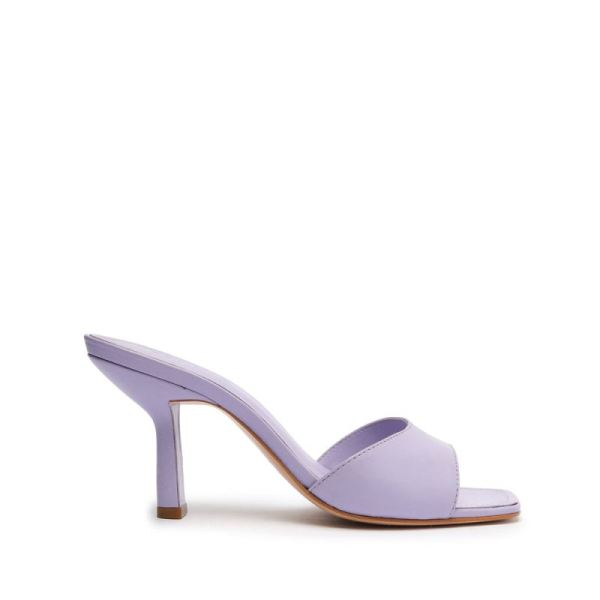 Schutz | Women's Posseni Nappa Leather Sandal-Smoky Grape