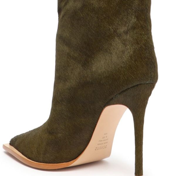 Schutz | Women's Maryana Welt Wild Boot-Military Green