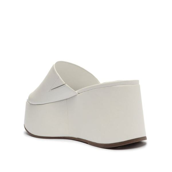 Schutz | Women's Marih Nappa Leather Sandal-White