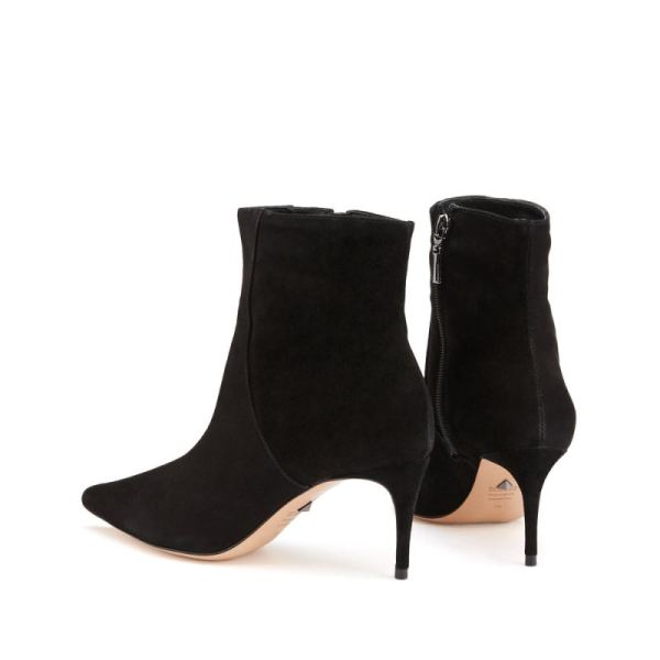 Schutz | Women's Bette Suede Ankle Bootie  -Black