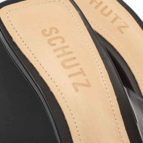 Schutz | Women's Lizah Vinyl Sandal-Black