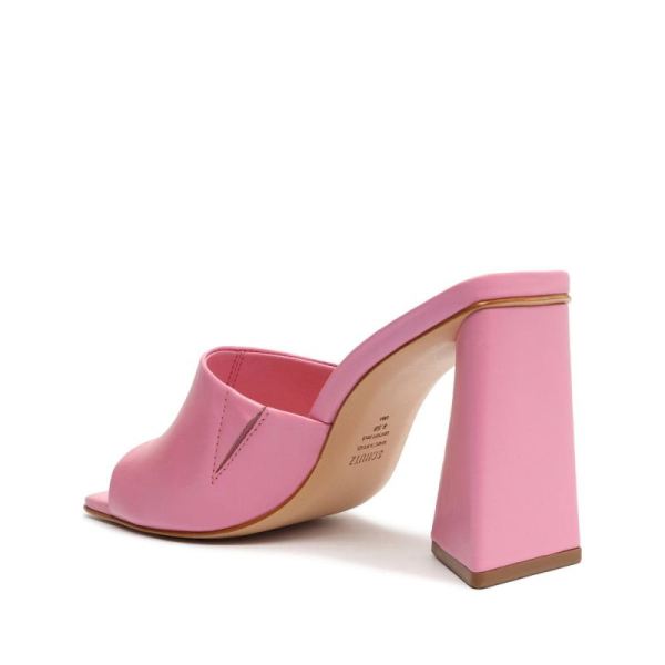 Schutz | Women's Lizah Nappa Leather Sandal-Club Rose