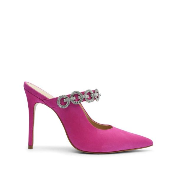 Schutz | Women's Elisah Nubuck Pump-Very Pink